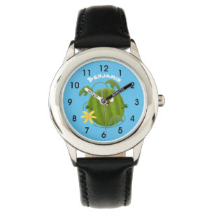 Montre Pastèque de dessin animé mignonne et souriante