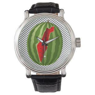 Montre Pastèque Palestine - Slice