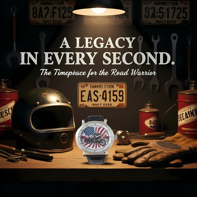 Montre Patriotic Bagger, American Flag Watch. (Créateur téléchargé)