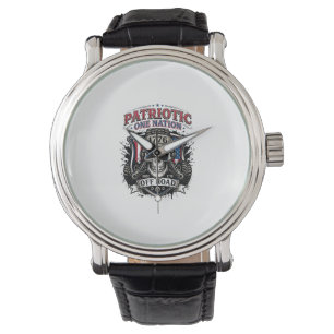 Montre Patriotique 1776 Tout Terrain Crâne Monster Truck