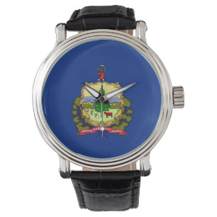 Montre patriotique avec Drapeau du Vermont