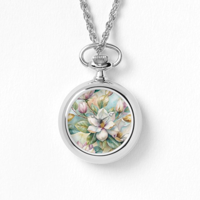 Montre Pattern Elegant Magnolias (Recto)