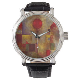 Montre Paul Klee Red Balloon Abstrait Coloré Art 