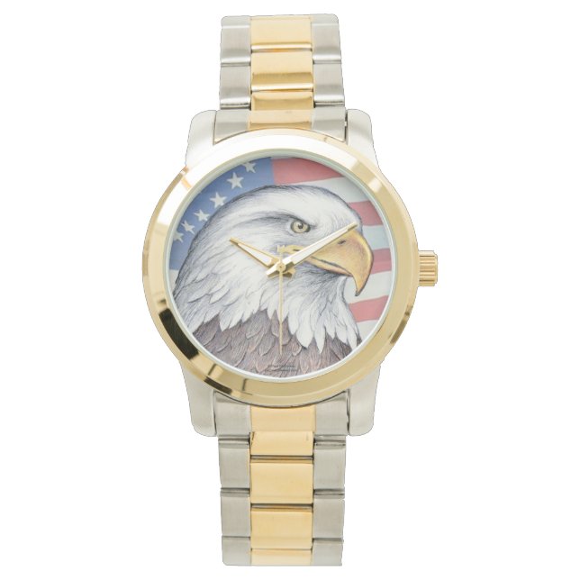 Montre Paul McGehee "American Bald Eagle" Wristwatch (devant)