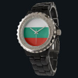 Montre pavillon de la Bulgarie<br><div class="desc">Un cadeau idéal pour tous ceux qui sont patriotes de leur pays !</div>