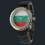 Montre pavillon de la Bulgarie<br><div class="desc">Un cadeau idéal pour tous ceux qui sont patriotes de leur pays !</div>