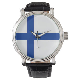 Montre pays drapeau finlandais