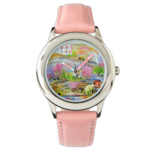 Montre Paysage aquarelle