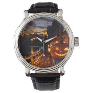 Montre Paysage d'Halloween quatre