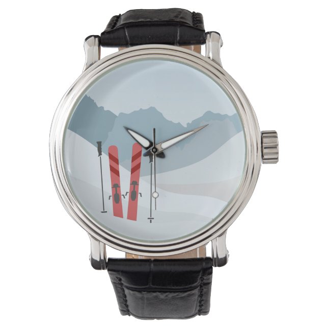 Montre Paysage hivernal (devant)