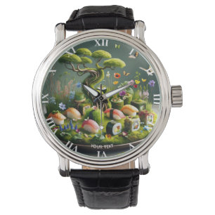 Montre Paysage japonais de sushi mignon fantastique