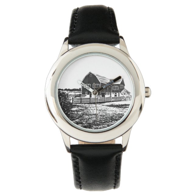 Montre Paysage rural maison de ferme de style coupe (devant)