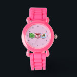 Montre Peace Love Patinage sur glace<br><div class="desc">Un signe de paix, un coeur et une patinoire. Un cadeau mignon pour un patineur de glace. J'adore danser sur la glace en hiver.</div>