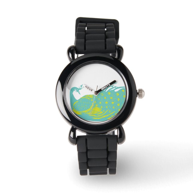 Montre Peacock à la menthe et à la lime (Recto)