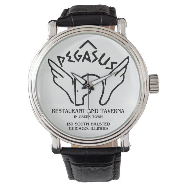 Montre Pegasus Restaurant and Taverna, Chicago, IL (devant)