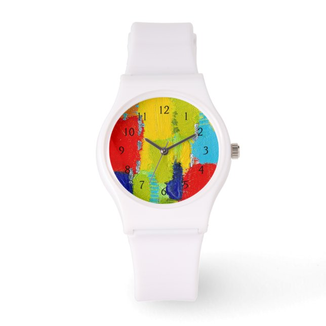 Montre Peinture Abstraite fantastique par Kris Taylor (Recto)