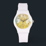 Montre Peinture Abstraite moderne sur papier journal<br><div class="desc">Romance se pointe dans cette peinture de Jennifer Goldberger. Des cercles et des formes de football sont disposés sur un arrière - plan de journal,  cachant la plupart des mots. Certains sont en pointe,  en particulier l'amour. Une sélection avant-gardiste qui ferait un grand ajout à votre mur !</div>