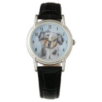 Peinture de Berger Américain Miniature - Art Canin