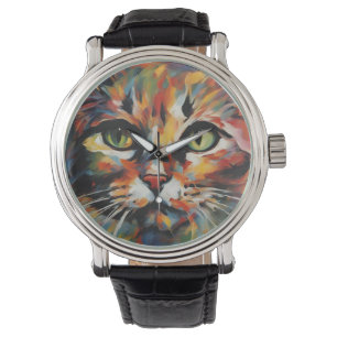 Montre Peinture de chats