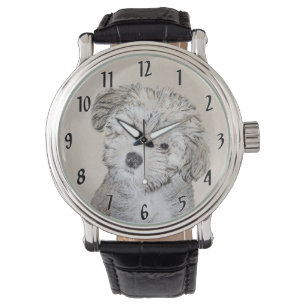 Montre Peinture de Chien Havanais - Cute Original Chien A