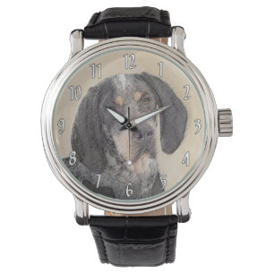Montre Peinture de linge bluetick - mignon chien original