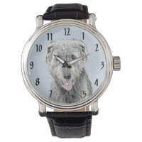 Peinture de Wolfhound irlandais - Joli art origina
