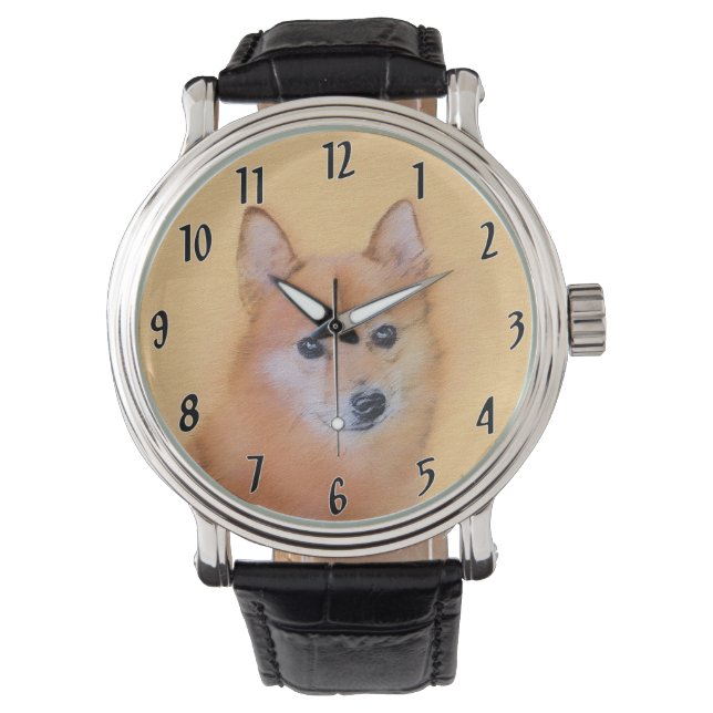 Montre Peinture finlandaise Spitz - Jote Original Chien A (devant)