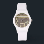 Montre Peinture Motif Tribale contemporaine<br><div class="desc">Un tableau motif tribal contemporain qui mélange le béton avec l'abstrait. Couleur de plusieurs panneaux à côté de l'autre,  racontant une histoire complexe. Cela ferait un grand cadeau à un être cher!</div>