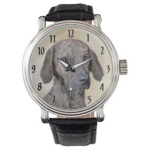 Montre Peinture Plott - Art Original Mignon de Chien