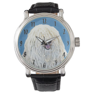Montre Peinture Puli - Cute Original Chien Art