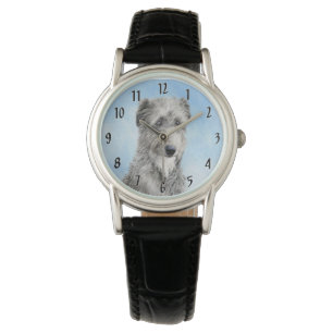 Montre Peinture Scottish Deerhound - Chien Original Migno