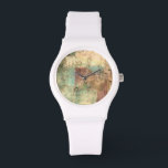 Montre Peinture sur la Terre avec surface fissurée<br><div class="desc">Cette oeuvre imaginative d'Ethan Harper utilise des tons terre et des traits de brosse dentés pour créer l'illusion d'une surface fêlée. La peinture épaisse est fortement stratifiée,  aidant les couleurs à se mélanger. Prends la main sur cette impression dès aujourd'hui !</div>
