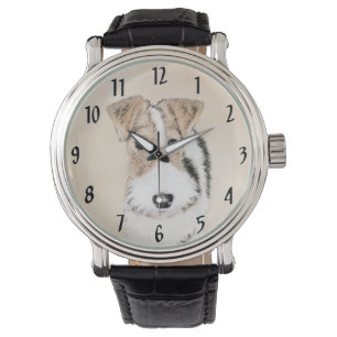 Montre Peinture Terrier de Renard de fil - Cute Original
