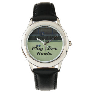 Montre Pelouse Bows Live Life Jeu Et Logo,