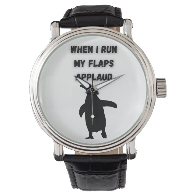 Montre penguin flaps applaud inappropriate embarrassing (devant)