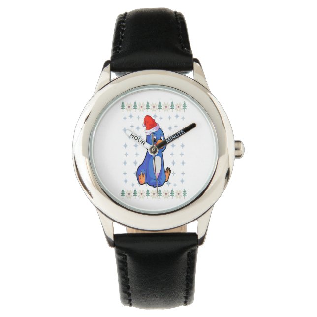 Montre Penguin Lover Kid Watch cadeau d'anniversaire pour (devant)