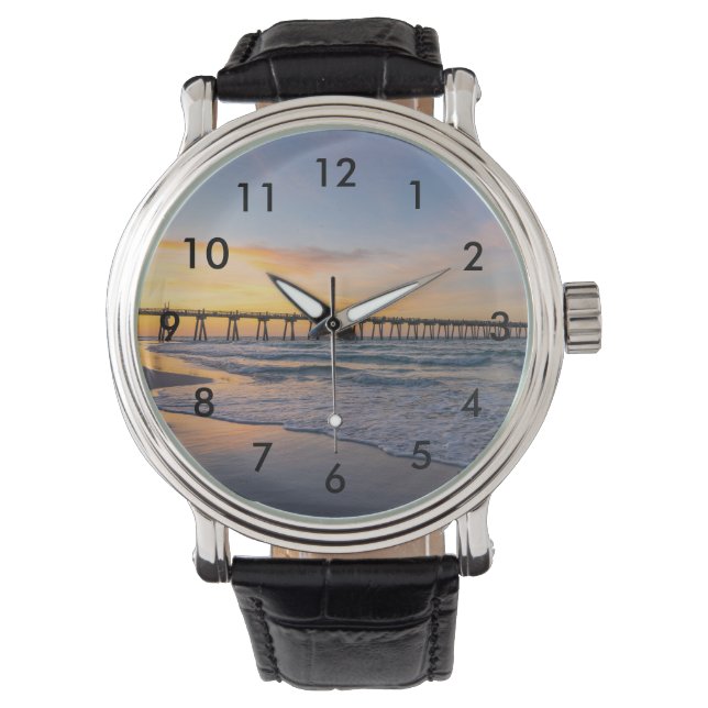 Montre Pensacola Pier Sunrise Wrist Watch (devant)