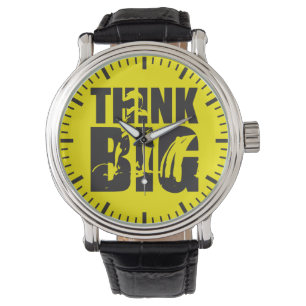 Montre Penser grand - Motivation de gymnase