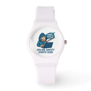 Montre Pensez avant de cliquer - Sensibilisation à la séc
