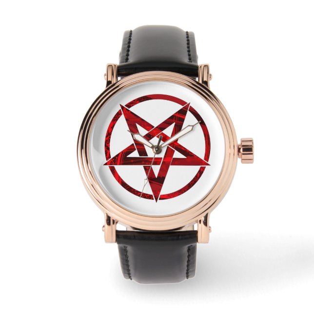 Montre Pentagramme du Diable Rouge (Recto)