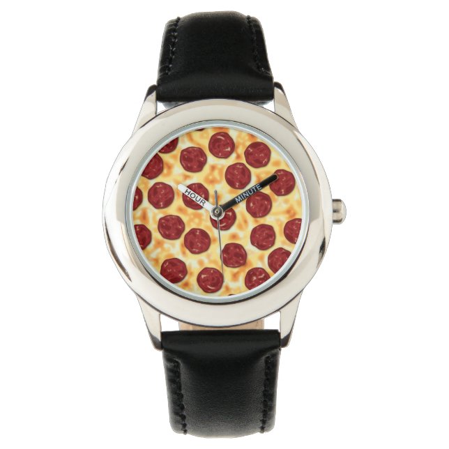 Montre Pepperoni Pizza Motif (devant)