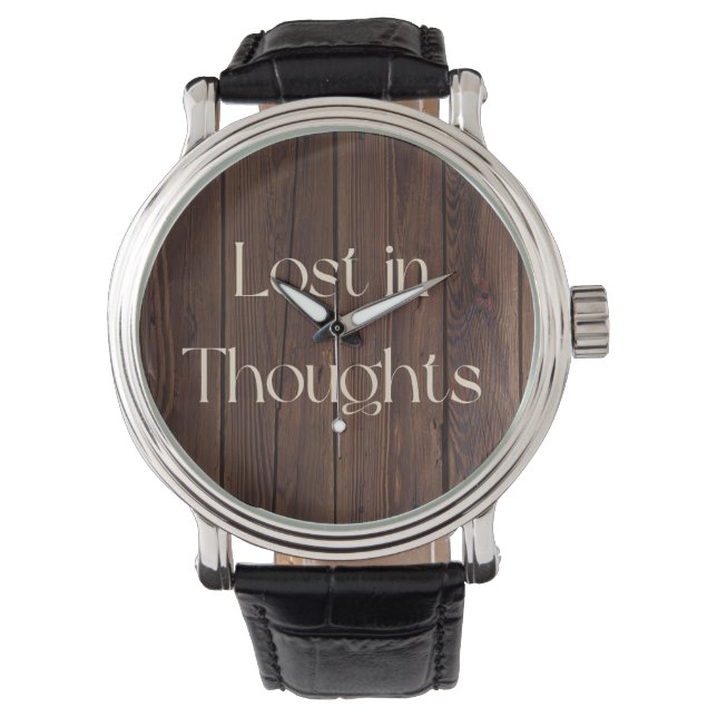 Montre Perdu dans ses pensées (devant)