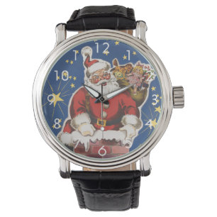 Montre Père Noël vintage, La Nuit avant Noël