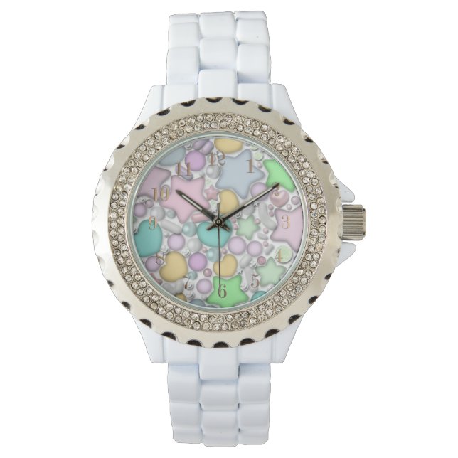 Montre Perles de verre, bijoux (devant)