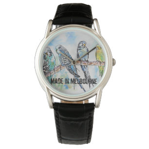Montre Perruche ondulée oiseau fait à Melbourne Hommes