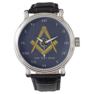 Montre Personalized Freemason gift Square Compass Masonic