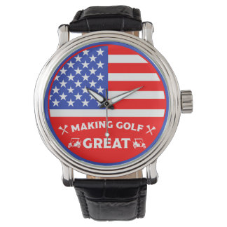 Montre Personalized Funny American Golf Player