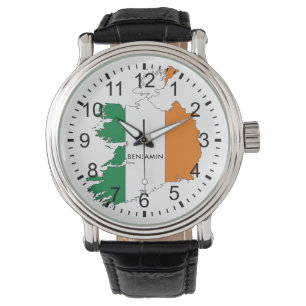 Montre Personnalisation du drapeau irlandais