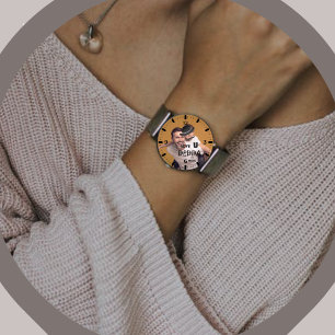 Montre Personnalisé "Love You Dedda" Photo Elegant