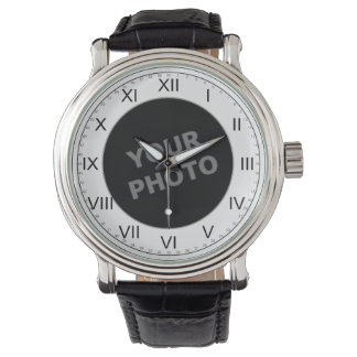 Montre Personnalisé Numéros Romains Votre Image
